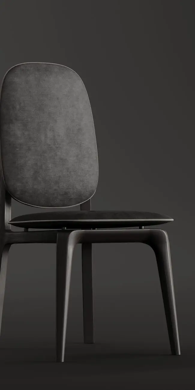 modellazione 3D sedia Giorgetti render fotorealistico